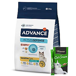 Advance Sterilised Salmon Dry Cat Food 10 Kg. - Advance
