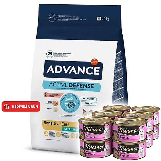 Advance Sterilised Salmon Dry Cat Food 10 Kg. - 1