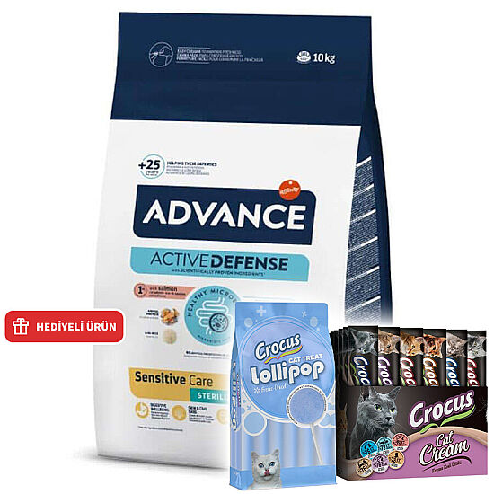 Advance Sterilised Salmon Dry Cat Food 10 Kg. - 1