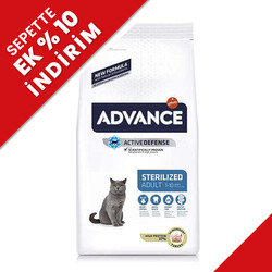 Advance - Advance Sterilised Turkey Adult Dry Cat Food 15 Kg.