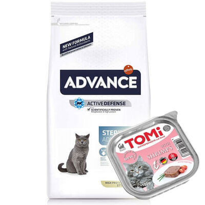 Advance Sterilised Turkey Adult Dry Cat Food 15 Kg.