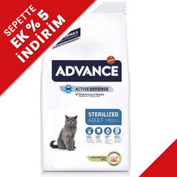 Advance - Advance Sterilised Turkey Adult Dry Cat Food 15 Kg.