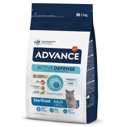 Advance Sterilised Turkey Adult Dry Cat Food 1,5 Kg. - Advance