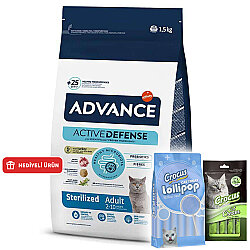 Advance Sterilised Turkey Adult Dry Cat Food 1,5 Kg. - Advance