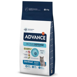 Advance Sterilized Kısırlaştırılmış Hindili Kedi Maması 15 Kg - Advance