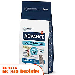 Advance Sterilized Kısırlaştırılmış Hindili Kedi Maması 15 Kg - Advance