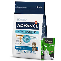 Advance Chicken and Rice Adult Dry Cat Food 1,5 Kg. - Advance
