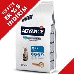 Advance - Advance Chicken and Rice Adult Dry Cat Food 1,5 Kg.