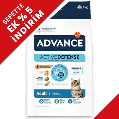 Advance Tavuklu ve Pirinçli Kedi Maması 3 Kg
