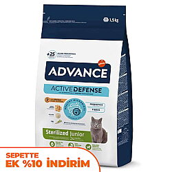 Advance Junior Kısırlaştırılmış Yavru Kedi Maması 1,5 Kg - Advance