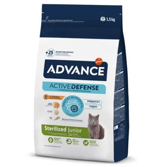 Advance Young Sterilised Kitten Dry Cat Food 1,5 Kg. - 1