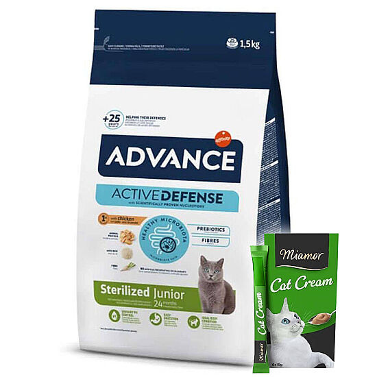 Advance Young Sterilised Kitten Dry Cat Food 1,5 Kg. - 1