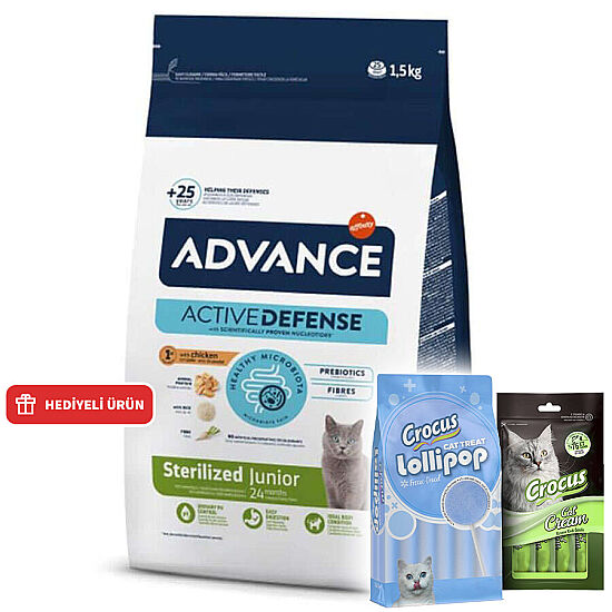 Advance Young Sterilised Kitten Dry Cat Food 1,5 Kg. - 1