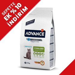 Advance Young Sterilised Kitten Dry Cat Food 1,5 Kg. - Thumbnail