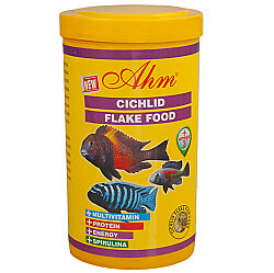 AHM Cichlid Flake Food Balık Yemi 1000 ML - Ahm