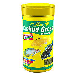 AHM Cichlid Green Granulat Balık Yemi 250 ML - Ahm