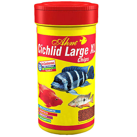 AHM Cichlid Large XL Chips Balık Yemi 250 ML - 1