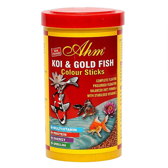 AHM Colour Sticks Koi ve Japon Balığı Yemi 1000 ML - 1