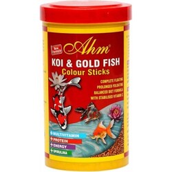 Ahm - AHM 33060 Colour Sticks Koi ve Japon Balığı Yemi 1000 ML