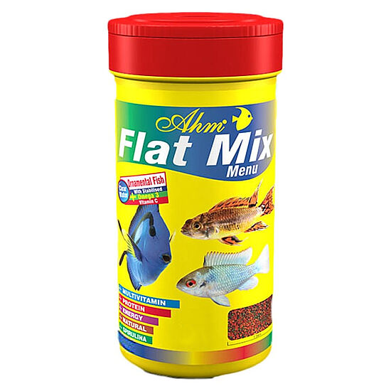 AHM Flat Mix Menu Balık Yemi 250 ML - 1