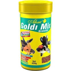 Ahm - AHM Goldi Mix Granulat Balık Yemi 1000 ML