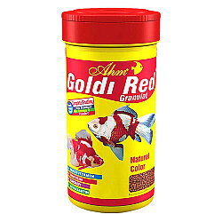 AHM Goldi Red Granulat Japon Balık Yemi 1000 ML - Ahm