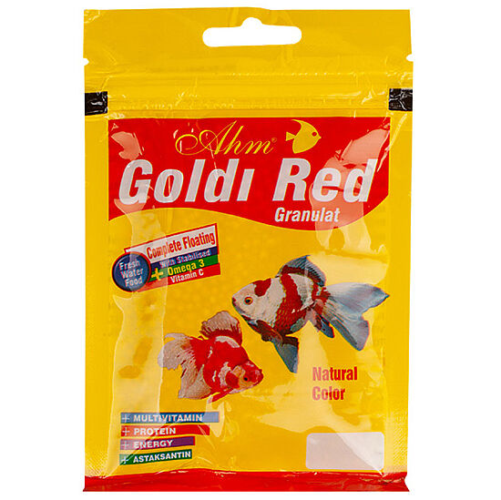 AHM Goldi Red Granulat Japon Balık Yemi 15 Gr - 1