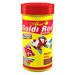 AHM Goldi Red Granulat Japon Balık Yemi 250 ML - Ahm