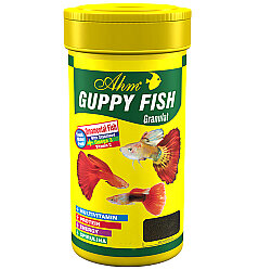 AHM Guppy Fish Granulat Balık Yemi 100 ML - Ahm