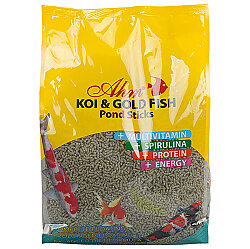AHM Koi Gold Fish Green Sticks Balık Yemi 1000 Gr - Ahm