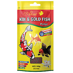 AHM Koi Gold Fish Pellet Balık Yemi 100 Gr - Ahm