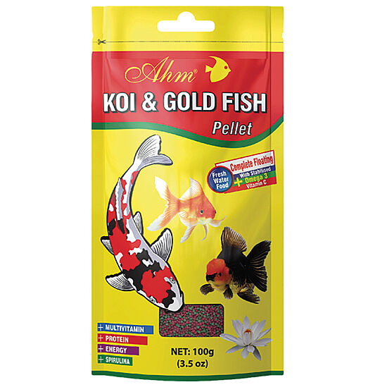 AHM Koi Gold Fish Pellet Balık Yemi 100 Gr - 1
