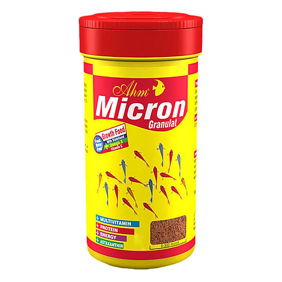 AHM Micron Granulat Yavru Balık Yemi 100 ML - 1