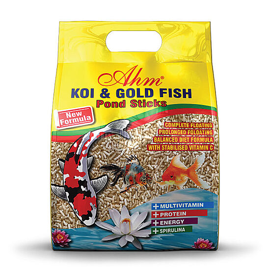AHM Natural Pond Mix Sticks Koi Ve Japon Balığı Yemi 1000 Gr - 1