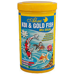 AHM Pond Mix Sticks Koi ve Japon Balığı Yemi 1000 ML - Ahm