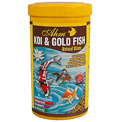 AHM Pond Natural Sticks Koi ve Japon Balığı Yemi 1000 ML - Ahm