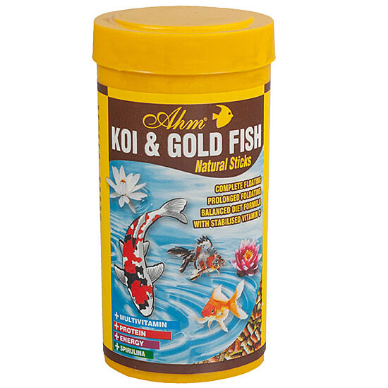 AHM Pond Natural Sticks Koi ve Japon Balığı Yemi 250 ML - 1