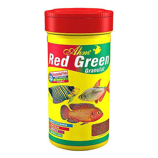 AHM Red Green Granulat Balık Yemi 1000 ML - 1