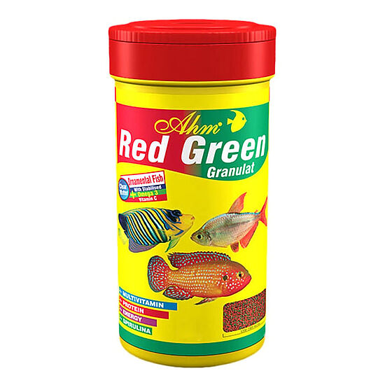 AHM Red Green Granulat Balık Yemi 250 ML - 1