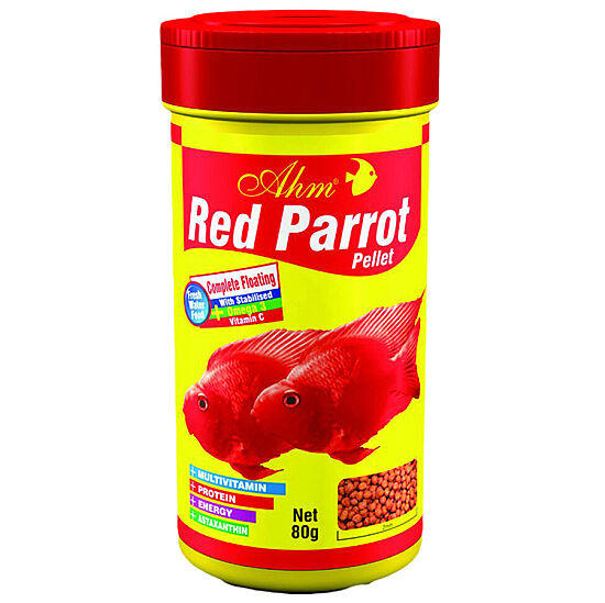 AHM Red Parrot Pellet Balık Yemi 250 ML - 1