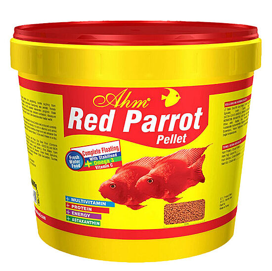 AHM Red Parrot Pellet Balık Yemi 3000 Gr - 1
