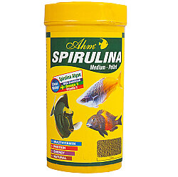 AHM Spirulina Medium Pellet Balık Yemi 250 ML - Ahm