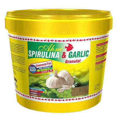 AHM Spirulina ve Garlic Granulat Balık Yemi 3000 Gr