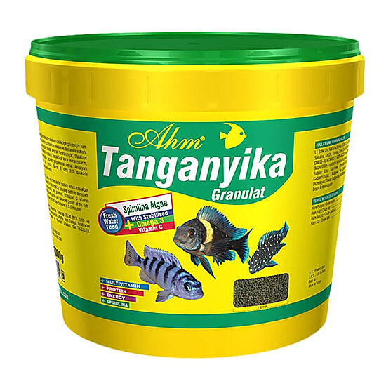 AHM Tanganyika Cichlid Granulat Balık Yemi 3000 Gr - 1