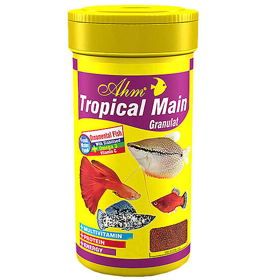 AHM Tropical Main Granulat Balık Yemi 100 ML - 1
