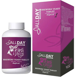 Allday - Allday 1 Brewers Yeast Deri Tüy Sağlığı Sarımsaklı Maya Tableti 75 Gr