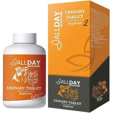 Allday 2 Urinary İdrar Yolları Sağlığı Kedi ve Köpek Tableti 75 Gr