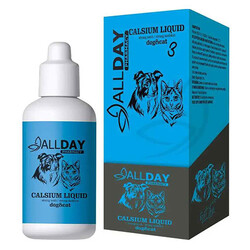 Allday - Allday 3 Calsium Liquid Kalsiyum ve Fosfor Kedi ve Köpek Şurubu 100 ML