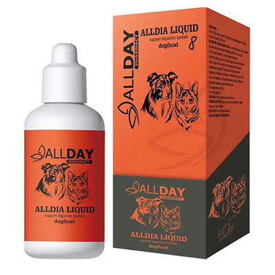 Allday 8 Alldia Liquid Bağırsak Sağlığı Kedi ve Köpek Şurubu 100 ML