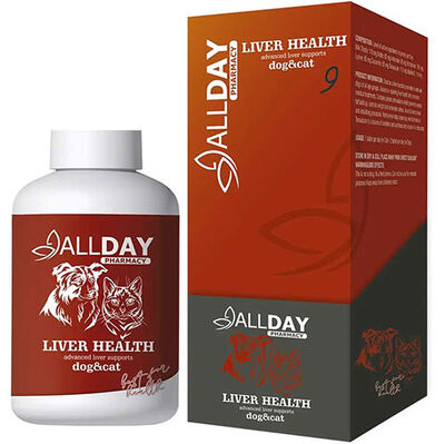 Allday 9 Liver Health Karaciğer Desteği Kedi ve Köpek Tableti 30 Gr
